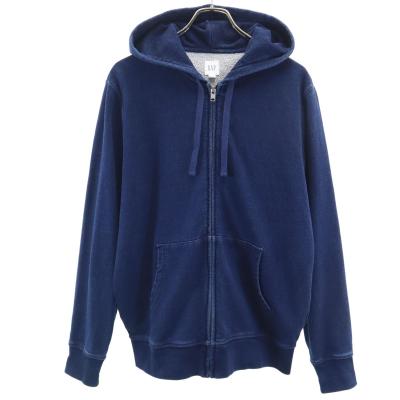 90s GAP コーティング ジャケット S ビッグサイズ ネイビー パーカー 90s オールドギャップ ビッグロゴ ビッグシルエットパーカー XL