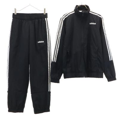 アディダス セットアップ ナイロン パーカー パンツ リバーシブル ブラック XLサイズ 新品 adidas アディダス スウェット 上下セット 黒 ブラック