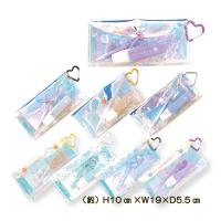 ギフトポーチ セット クリアポーチ ステーショナリーセット 女の子 文房具 かわいい お友達 卒園 入学 プチプレゼント 小学生 メール便