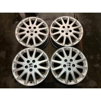 中古アルミ16x6.5 PCD108 プジョー308などに 中古アルミ16x6.5 PCD108