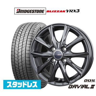 BRIDGESTONE 自動車 冬タイヤ、ホイールセット（リム径