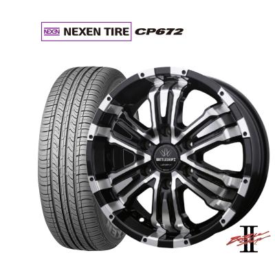 ハイエース　スタッドレスタイヤ　バトルシップⅡ 215/65R16 ロクサーニバトルシップ2ハイエース（自動車 夏タイヤホイールセット