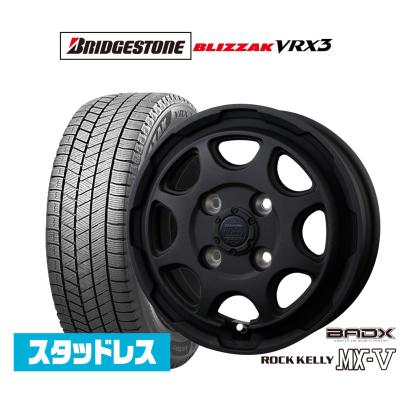 165/60R14ブリヂストンBLIZZAK スタッドレスタイヤ付きホイール 165 60r14 ブリヂストン（自動車 冬タイヤ、ホイールセット