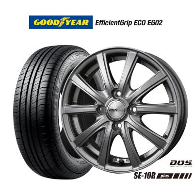 13インチ アルミホイール GOODYEARタイヤ付き。 グッドイヤー 自動車 夏タイヤホイールセット（リム径（ホイール