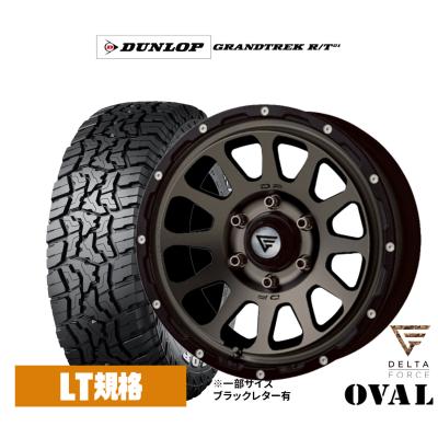 デルタフォース１６インチタイヤセット 楽天市場】16インチ DELTA FORCE OVAL 16x7J 6/139.7 +38 マット