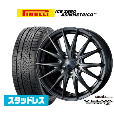 クー　weds VELVA ピレリアイスゼロ② WEDS（ウェッズ） スタッドレスタイヤ ホイール4本セット ヴェルヴァ