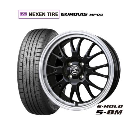 美品！195/45r16 サマータイヤ✖️16インチホイール4本セット　エスホールドs8m エスホールド s8m 16インチ（自動車 夏タイヤホイールセット）｜タイヤ
