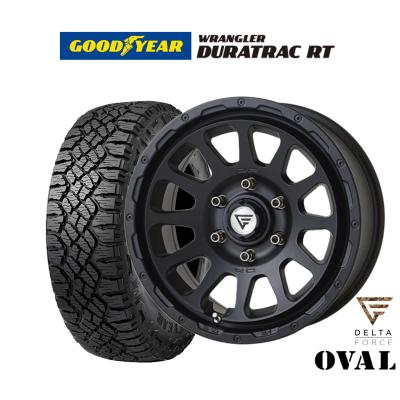 [送料込み] デルタフォース17インチ + オープンカントリー(走行約1万km) オープンカントリーrtホイールセット（DELTA FORCE／自動車用タイヤ
