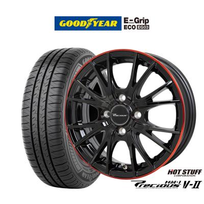 155/65R14 ホットスタッフ タイヤホイールセット 2本 HOT STUFF 自動車 夏タイヤホイールセット（リム径（ホイールサイズ