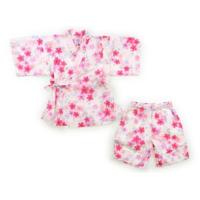 子供 甚平 女の子 キッズサイズ ここちブランド 白地 二色桜 90cm 100cm 110cm 1cm Yukaj 1 お宮参り着物と七五三の店 京美 通販 Yahoo ショッピング