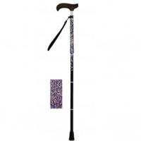 ウェルファン 夢ライフステッキ スリムネック折畳スリムタイプ(柄) リーフネイビー 009735 | CARSBAY