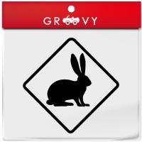 うさぎ ウサギ 兎 ステッカー マーク Ver1 開運 幸運 お守り かっこいい かわいい おしゃれ 車 ブランド アウトドア シール おもしろ グッズ 防水 雑貨 Sticker 1254 車イラストの専門店 Groovy 通販 Yahoo ショッピング