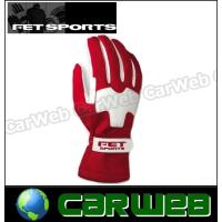 FET SPORT (FET スポーツ) 3Dライトウェイトグローブ カラー:レッド/ホワイト サイズ:L 【代金引換不可商品】 | カーウェブ 2号店