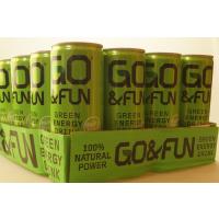 GO&amp;FUN GREEN ENERGY DRINK 250ml×24本 ゴー＆ファン グリーンエナジードリンク 8053626292726 