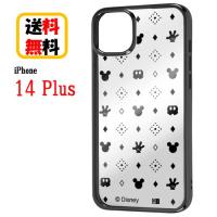 ディズニー キャラクター iPhone 14Plus スマホケース TPU ソフトケース META ミッキーマウス 総柄 メタリック IN-DP38HT2B/MK12 iPhoneケース iPhone14Plus | Case-Buy-Case