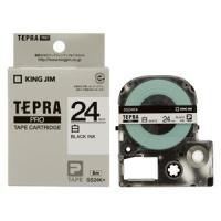 キングジム　テプラPRO　テープカートリッジ　白ラベル黒文字　24mm　SS24K | Cアシストプラス