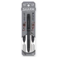 SHARM シャープ&amp;イレイサー ブラック 0.5mm 687544 ペンシル型消しゴム一体型ペン | キャラクター雑貨　ラフラフ