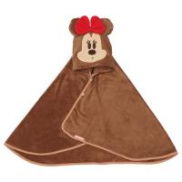 ミニー BPO1 吸水速乾フード付きバスポンチョ ディズニー Disney 子供 キッズ バスタオル | キャラクター雑貨　ラフラフ