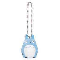 となりのトトロ フロッキングキーチェーン 中トトロ TOTORO キーホルダー ボールチェーン マスコット フィギュア | キャラクター雑貨　ラフラフ