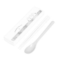 SIMPLE MOCO ツインセット スライド式 シンプルモコ 弁当 ランチ 給食 箸 スプーン ケース 携帯 マイハシ 169814 | キャラクター雑貨　ラフラフ