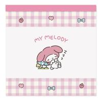 マイメロディ スクエアメモ 075051 ゆるっとシンプル サンリオ My Melody | キャラクター雑貨　ラフラフ