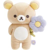 リラックマ ぬいぐるみ リラックマ BASIC RILAKKUMA Flower ベーシック フラワー 花 | キャラクター雑貨　ラフラフ