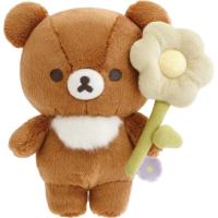 リラックマ ぬいぐるみ チャイロイコグマ BASIC RILAKKUMA Flower ベーシック フラワー 花 | キャラクター雑貨　ラフラフ
