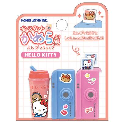 ハローキティ インスタントかめら風えんぴつキャップ ハイ!ポーズ