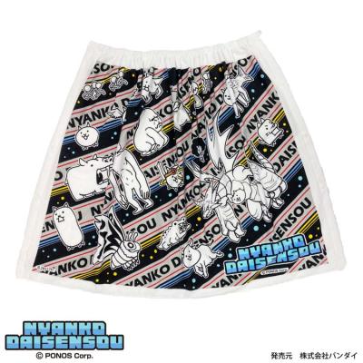 にゃんこ大戦争 マキタオル 80cm 004125 サマーアイテム ラップタオル