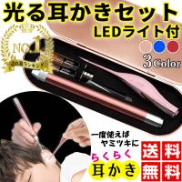 光る 耳かき 子供 ライト LED ピンセット 耳掻き 耳掃除 耳そうじ みみかき 超PayPay祭