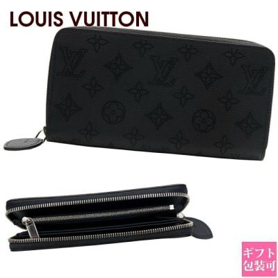 二つ折り財布 ラウンドファスナー（LOUIS VUITTON）（色：ブラック系