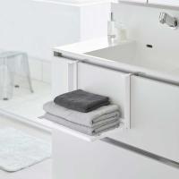 折りたたみ棚 tower タワー 引っ掛け折り畳み棚 一時置き コンパクト 収納アイデア タオル 着替え 折り畳み棚 シェルフ 山崎実業 正規品 ホワイト | クラシモノ CDF