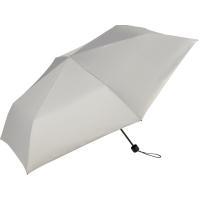 ビコーズ オールウェザーライト プレーンカラー ミニ グレー 灰色 ホワイト系 傘 メンズ レディース ユニセックス 折傘 折りたたみ傘 雨傘 日傘 UVカット 紫外線 | CDL