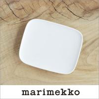 マリメッコ プレート 15cm×12cm 角皿 オイヴァ ホワイト marimekko OIVA | RAIRAI(ライライ)