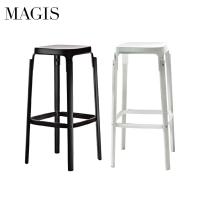 マジス スティールウッドスツール HIGH 高さ78センチ ホワイトビーチ ブラックビーチ MAGIS Steelwood Stool SH78 送料無料 | RAIRAI(ライライ)