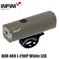 INFINI インフィニ LPF21401 コア 400 I-290P GRY KOR 400 I-290P White LED 自転車 ヘッドライト | Cycleroad