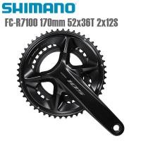SHIMANO シマノ クランクセット FC-R7100 170mm 52x36T 2x12S シマノ(105/R7100) 12S 自転車 クランクセット | Cycleroad