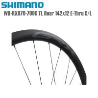 SHIMANO シマノ ホイール WH-RX870-700C TL Rear 142x12 E-Thru C/L シマノ(ロードホイール) 完組ホイール 自転車 | Cycleroad