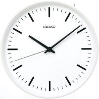 掛け時計　セイコー　壁掛け時計　SEIKOス　タンダードアナログ　ホワイト　KX308W　φ310　　電波時計 | インテリア雑貨セシセラ ヤフー店
