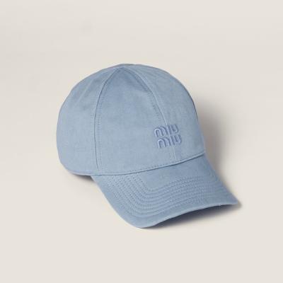 【正規品】MIU MIU ライトブルー タオル生地キャップ S ミュウミュウ 帽子（サイズ（S/M/L）：S）のおすすめ人気商品一覧 通販