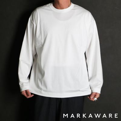 MARKAWARE 白　長袖Tシャツ　サイズ2 C+（markaware／メンズ半袖Tシャツ、カットソー）（性別：メンズ