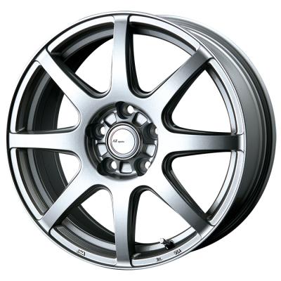 15インチ スタッドレスタイヤ 8本スポークホイール 15インチ8本スポークアルミホイール（色：ホワイト系）の