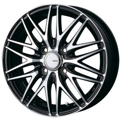 15インチアルミホイール 4穴 4本セット 軽自動車 ブラック