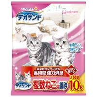 ユニ・チャーム　デオサンド　複数ねこ用　紙砂　猫砂　１０Ｌ×５袋 | チャーム charm ヤフー店