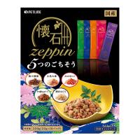 キャットフード　ペットライン　懐石　ｚｅｐｐｉｎ　５つのごちそう　２２０ｇ（２２ｇ×１０パック）×１２個　国産 | チャーム charm ヤフー店