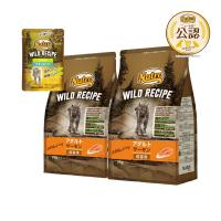 ニュートロ　キャット　ワイルド　レシピ　アダルト　サーモン　成猫用　２ｋｇ×２袋　＋　ワイルド　レシピ　パウチ　おまけ付 | チャーム charm ヤフー店