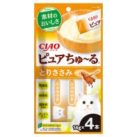 いなば　ＣＩＡＯ　ピュアちゅ〜る　とりささみ　１４ｇ×４本　ちゅーる　チュール　猫 | チャーム charm ヤフー店