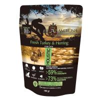 キャットフード　アンブロシア　猫　ターキー＆へリング　１００ｇ　ドライ　ＡＭＢＲＯＳＩＡ | チャーム charm ヤフー店