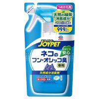 ジョイペット　天然成分消臭剤　ネコのフン・おしっこ臭専用　詰替え　２４０ｍｌ | チャーム charm ヤフー店