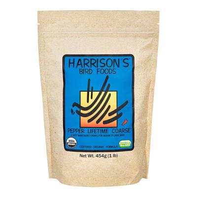 ハリソン バードフード ペッパーライフタイム コース 454g（1lb